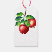 Red Apple Brautparty danke Geschenkanhänger (Rückseite)