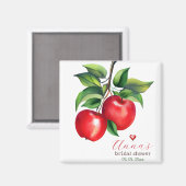 Red Apple Brautparty Magnet (Vorderseite/Rückseite)