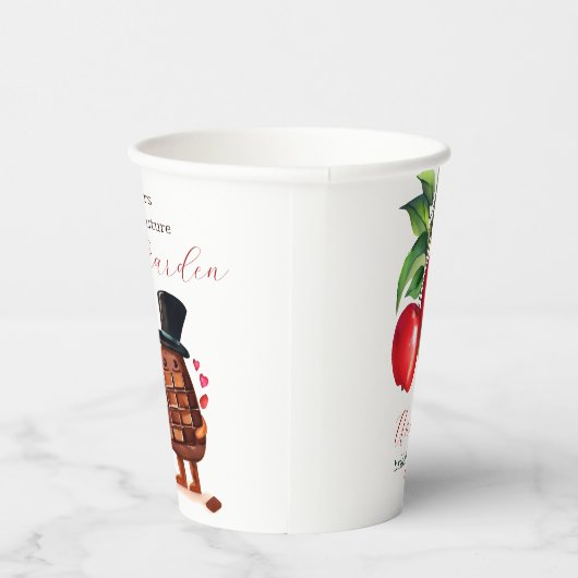 Red Apple Brautparty Pappbecher (Rechts)