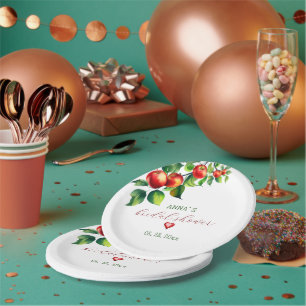 Red Apple Brautparty Pappteller