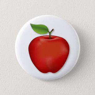 Red Apple Button