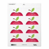 Red Apple Classroom Book Plate (Vorne)