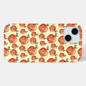 Red Apple Doodle Muster Case-Mate iPhone Hülle (Rückseite (Horizontal))