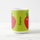 Red Apple | Eigenname hinzufügen Kaffeetasse (Mittel)