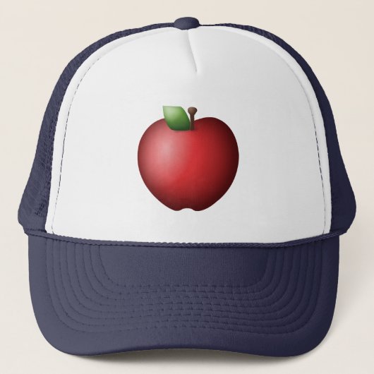 Red Apple - Emoji Truckerkappe (Vorderseite)