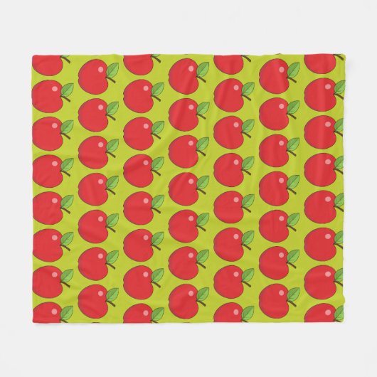 Red Apple Fleecedecke (Vorderseite (Horizontal))