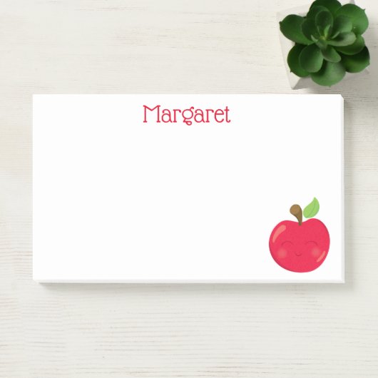 Red Apple für den Lehrer Post-it Klebezettel (Büro)