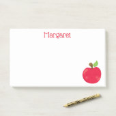 Red Apple für den Lehrer Post-it Klebezettel (Auf Schreibtisch)