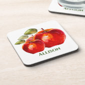 Red Apple Getränkeuntersetzer (Linke Seite)