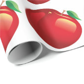 RED APPLE Glossage Wrapping Paper Geschenkpapier (Rolleneckpunkt)