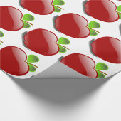 RED APPLE Glossage Wrapping Paper Geschenkpapier (Ecke)