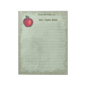 Red Apple Green Linde Notizblock (Rotiert)