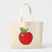Red Apple Jumbo Stoffbeutel (Vorne)