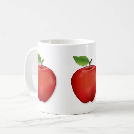 Red Apple Kaffeetasse (Vorderseite Links)