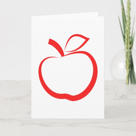 Red Apple Karte (Vorderseite)