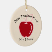 Red Apple Keramik Ornament (Rechts)
