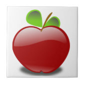 RED APPLE Keramik Tile Fliese (Vorderseite)
