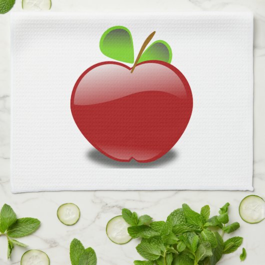 Red Apple Kitchen Handtuch (Gefaltet)