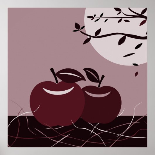 Red Apple Kitchen Wall hanging Poster (Vorne)