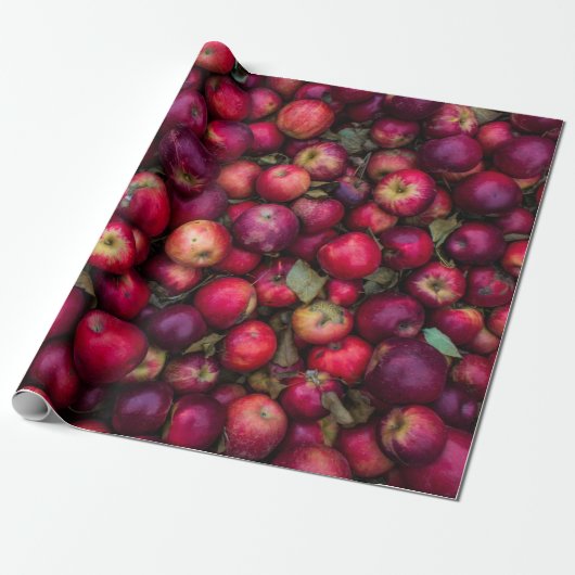 Red apple lot geschenkpapier (Ungerollt)