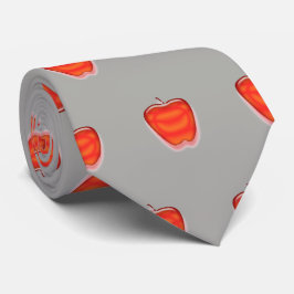 Red Apple Male Teacher Wertschätzung Vielen Dank Krawatte