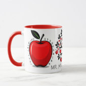 Red Apple Math Tree Tasse (Links)