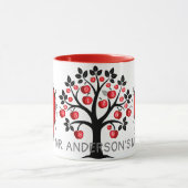 Red Apple Math Tree Tasse (Zentrum)