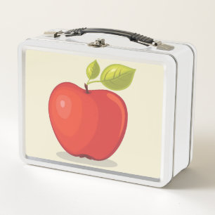 Red Apple Metall Brotdose