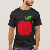 Red Apple mit Happy Face T-Shirt (Vorderseite)