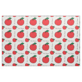Red Apple mit Teacher's Name Fabric by the Yard Stoff (Fat Quarter (45,7 x 55,9 cm))
