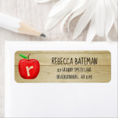 Red Apple Monogram Address (Insitu)