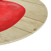 Red Apple Monogram Schneidebrett (Ecke)