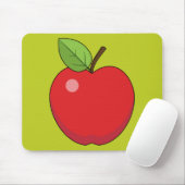 Red Apple Mousepad (Mit Mouse)