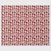 Red Apple Muster Geschenkpapier (Flach)