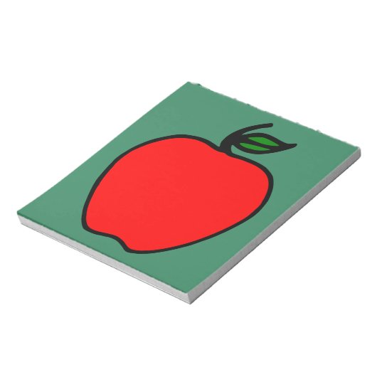 Red Apple Notepad Notizblock (Rotiert)