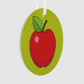 Red Apple Ornament (Vorderseite)