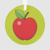Red Apple Ornament (Rückseite)