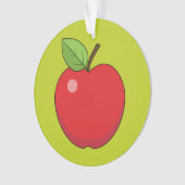 Red Apple Ornament (Vorderseite)