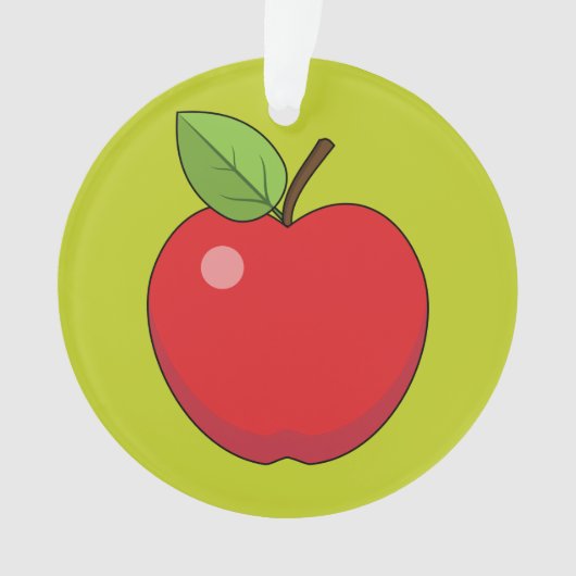 Red Apple Ornament (Vorderseite)