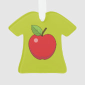 Red Apple Ornament (Rückseite)