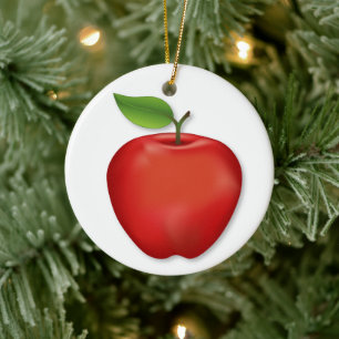 Red Apple Ornament anpassen