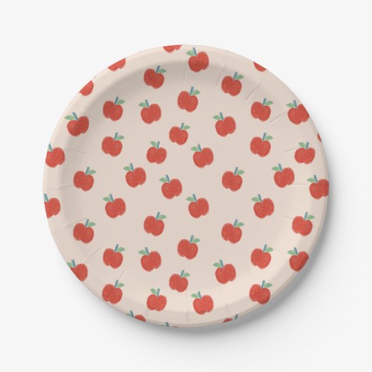 Red Apple Pappteller (Vorderseite)