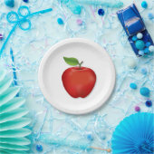 Red Apple Pappteller (Party)