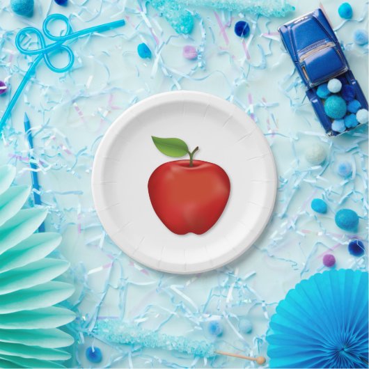 Red Apple Pappteller (Party)