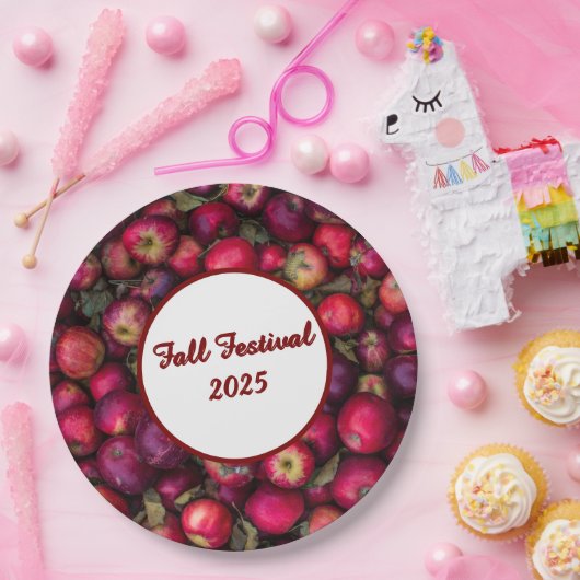 Red Apple Party benutzerdefinierbar Pappteller (Party)