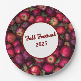 Red Apple Party benutzerdefinierbar Pappteller