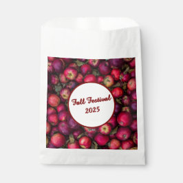 Red Apple Party Customizable Favor Bags Geschenktütchen