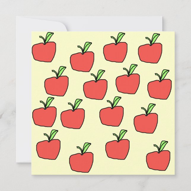 Red Apple Pattern. (Vorderseite)