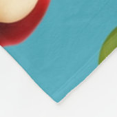 Red Apple Pattern Fleecedecke (Ecke)