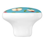 Red Apple Pattern Keramikknauf (Seitenansicht)